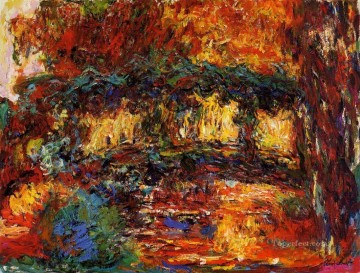 El Puente Japonés II Claude Monet Impresionismo Flores Pinturas al óleo